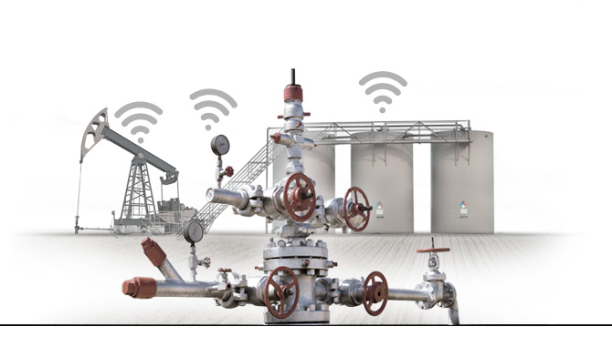 iWell Remote tank monitoring equipment in the field